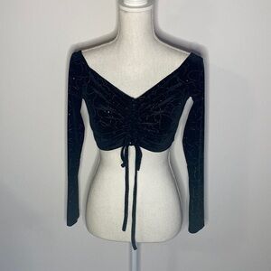 BLACK & GOLD CROP TOP ✨✨✨